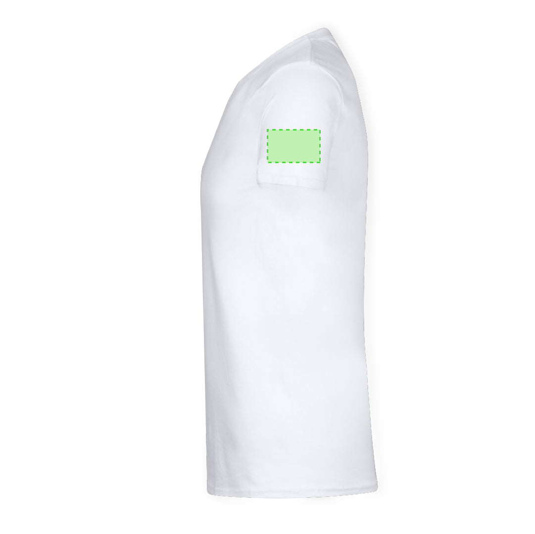 T-Shirt Adulte Col V 100% Coton 140g/m²