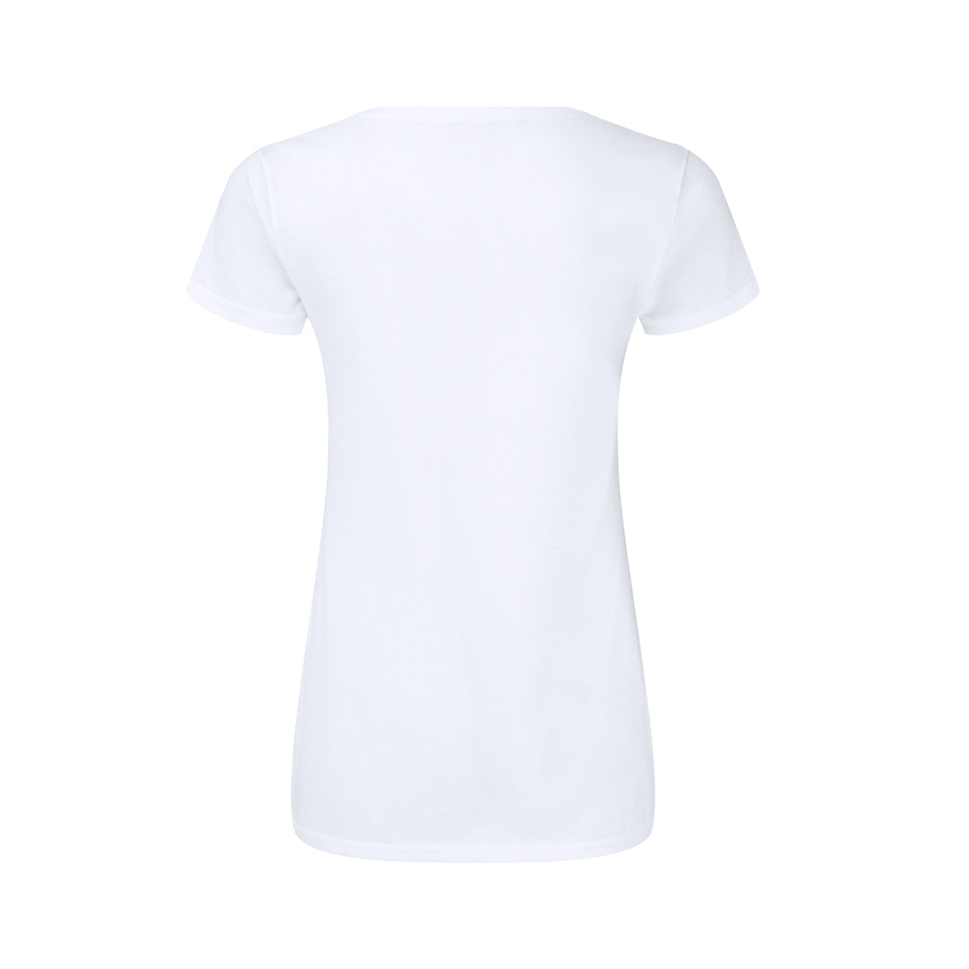 T-Shirt Femme Col V 100% Coton 140g/m²