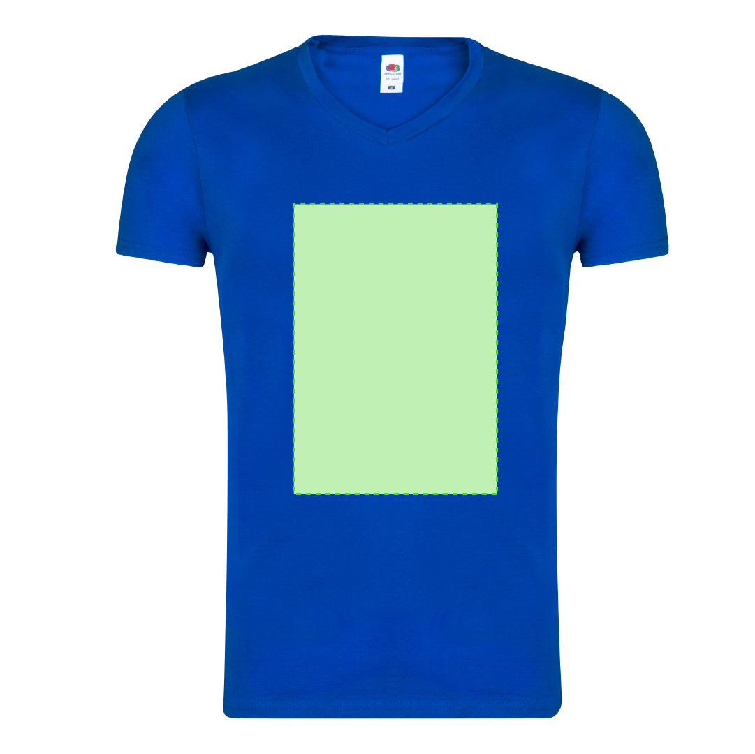 T-Shirt Adulte Col V 100% Coton 150g/m²
