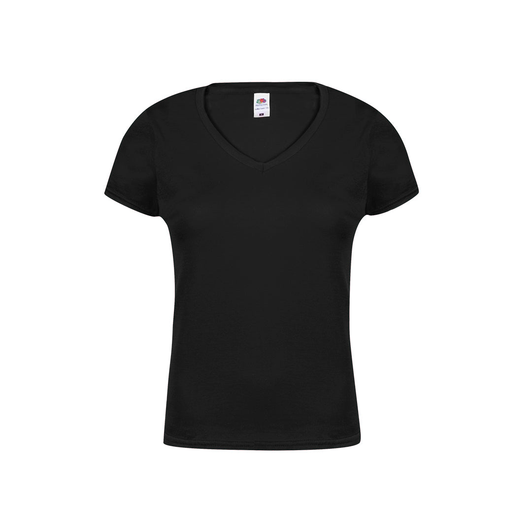 T-Shirt Femme Col V 100% Coton 150g/m²