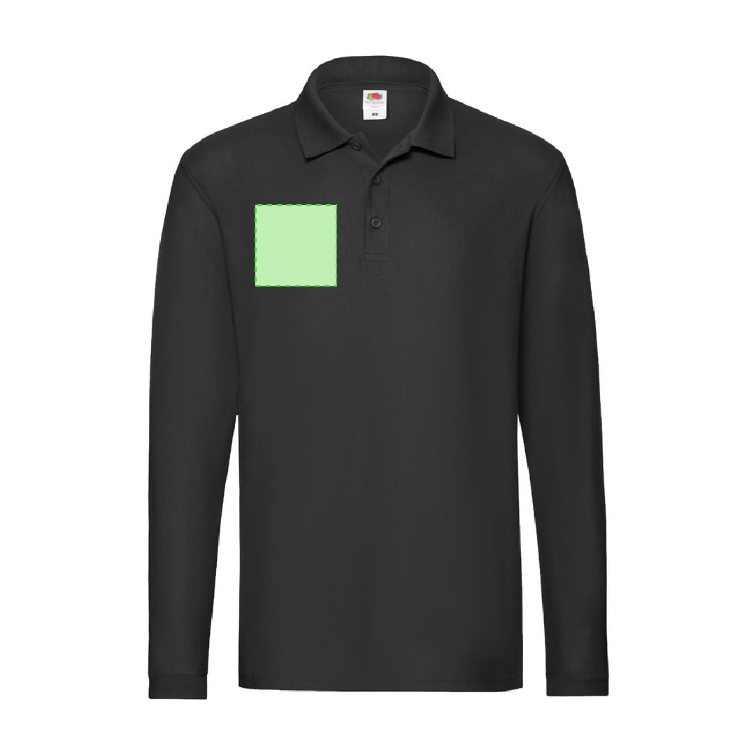 Polo Adulte Premium Manche longue 100% Coton 180 g/ m2