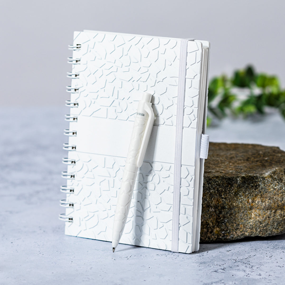 Carnet Amber Avec Stylo En Pierre Naturelle