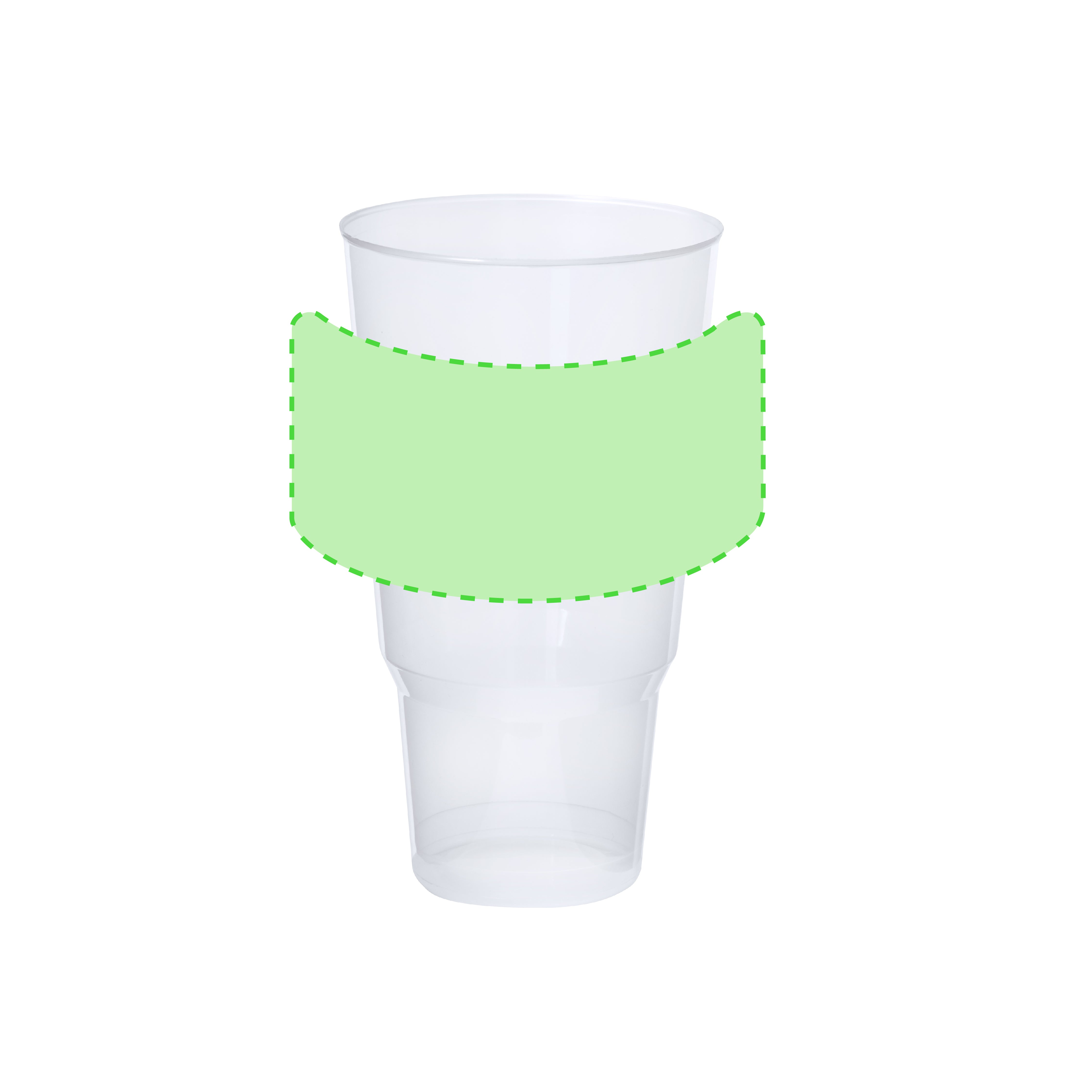 Verre Plastique Réutilisable Hesun 1,2 L