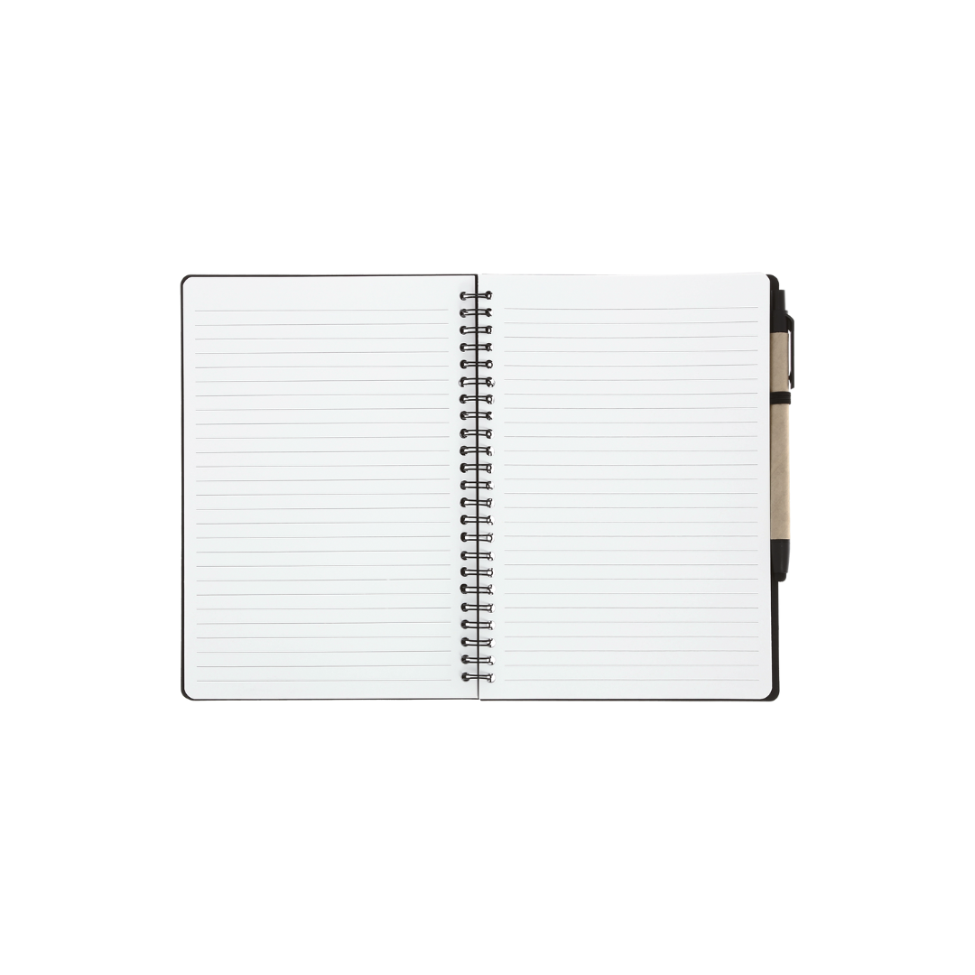 Carnet A5 Spirale Avec Marque-Pages Et Stylo