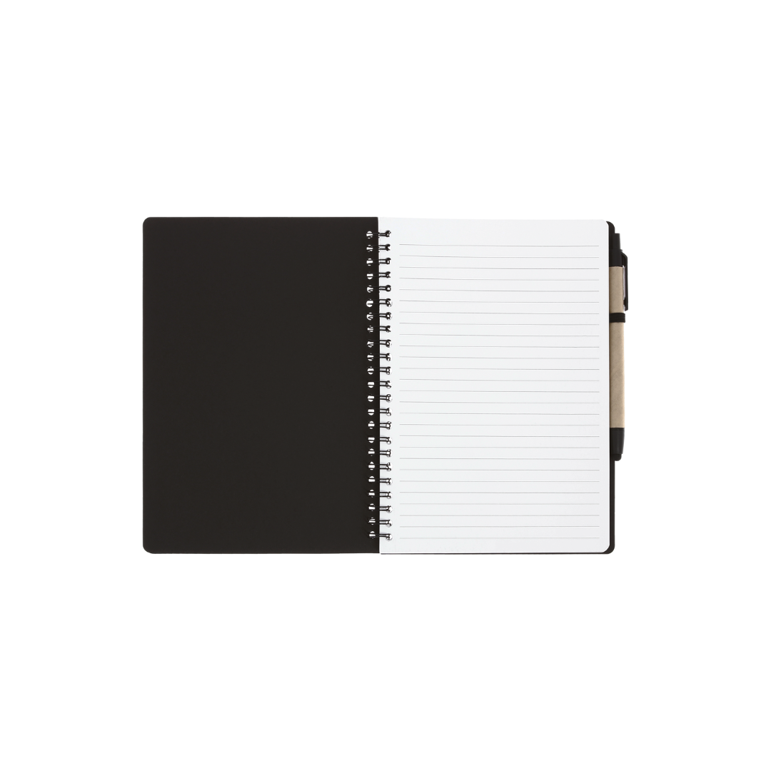 Carnet A5 Spirale Avec Marque-Pages Et Stylo