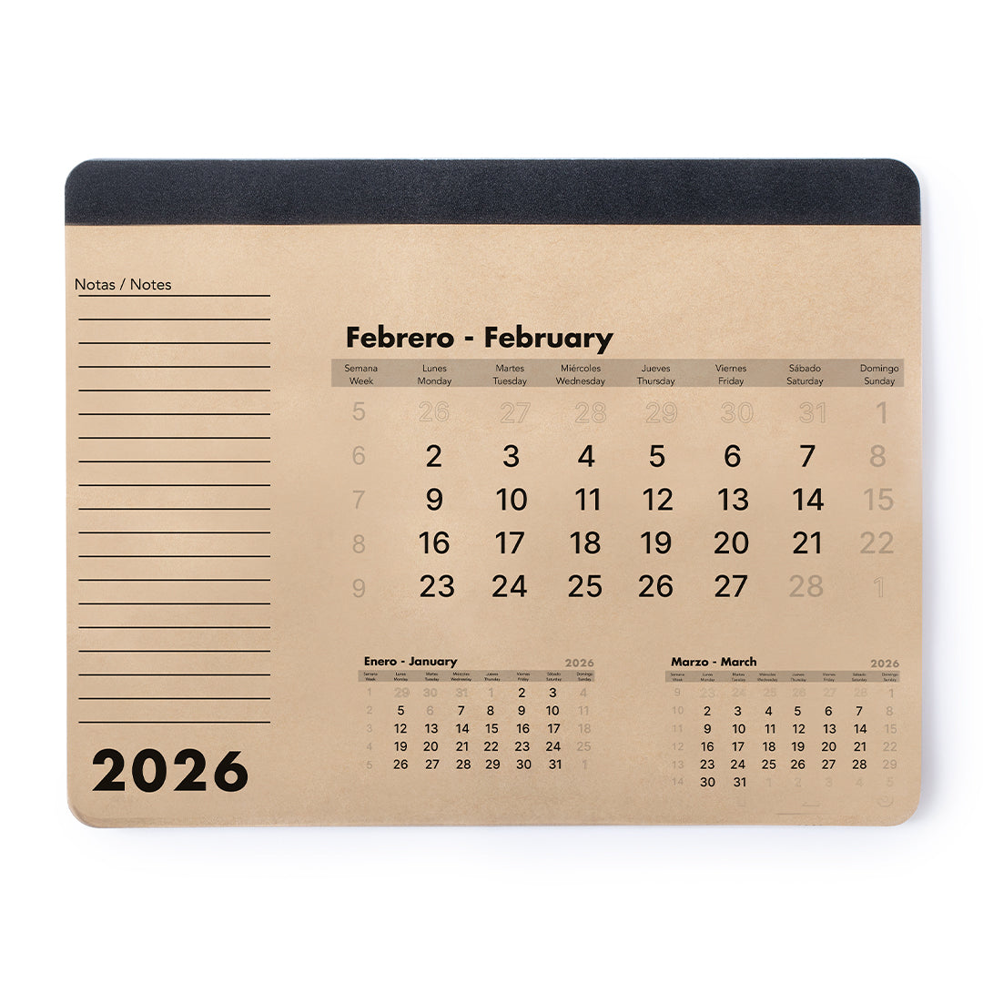 Tapis De Souris Calendrier Flen