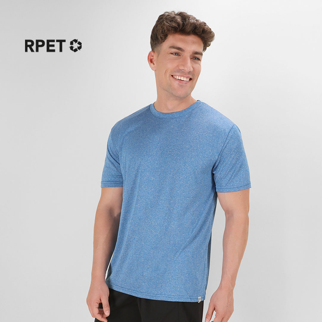 T-shirt Sport Rits En Polyester Recyclé Respirant