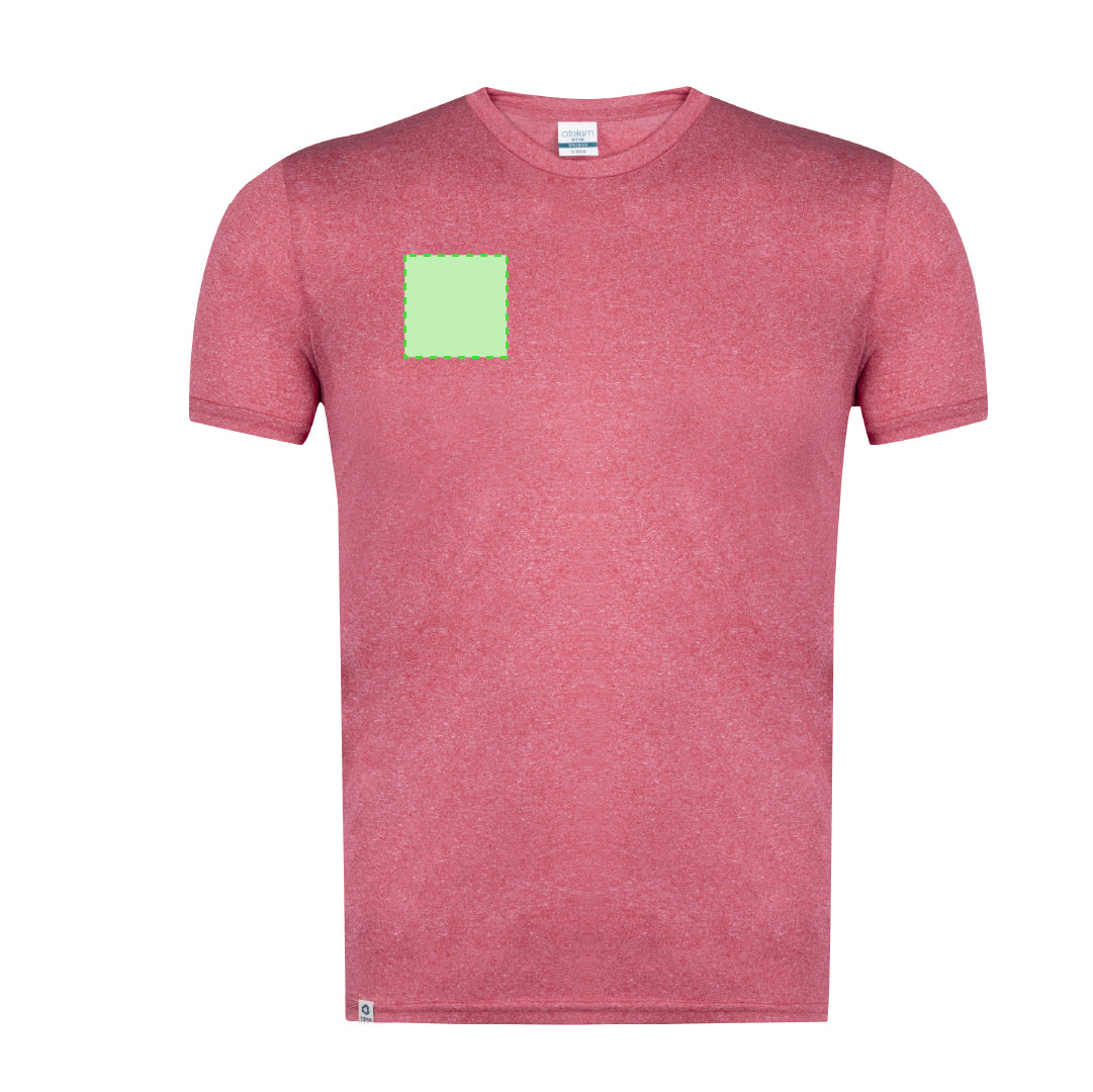 T-shirt Sport Rits En Polyester Recyclé Respirant