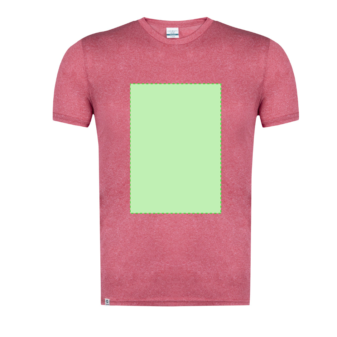 T-shirt Sport Rits En Polyester Recyclé Respirant