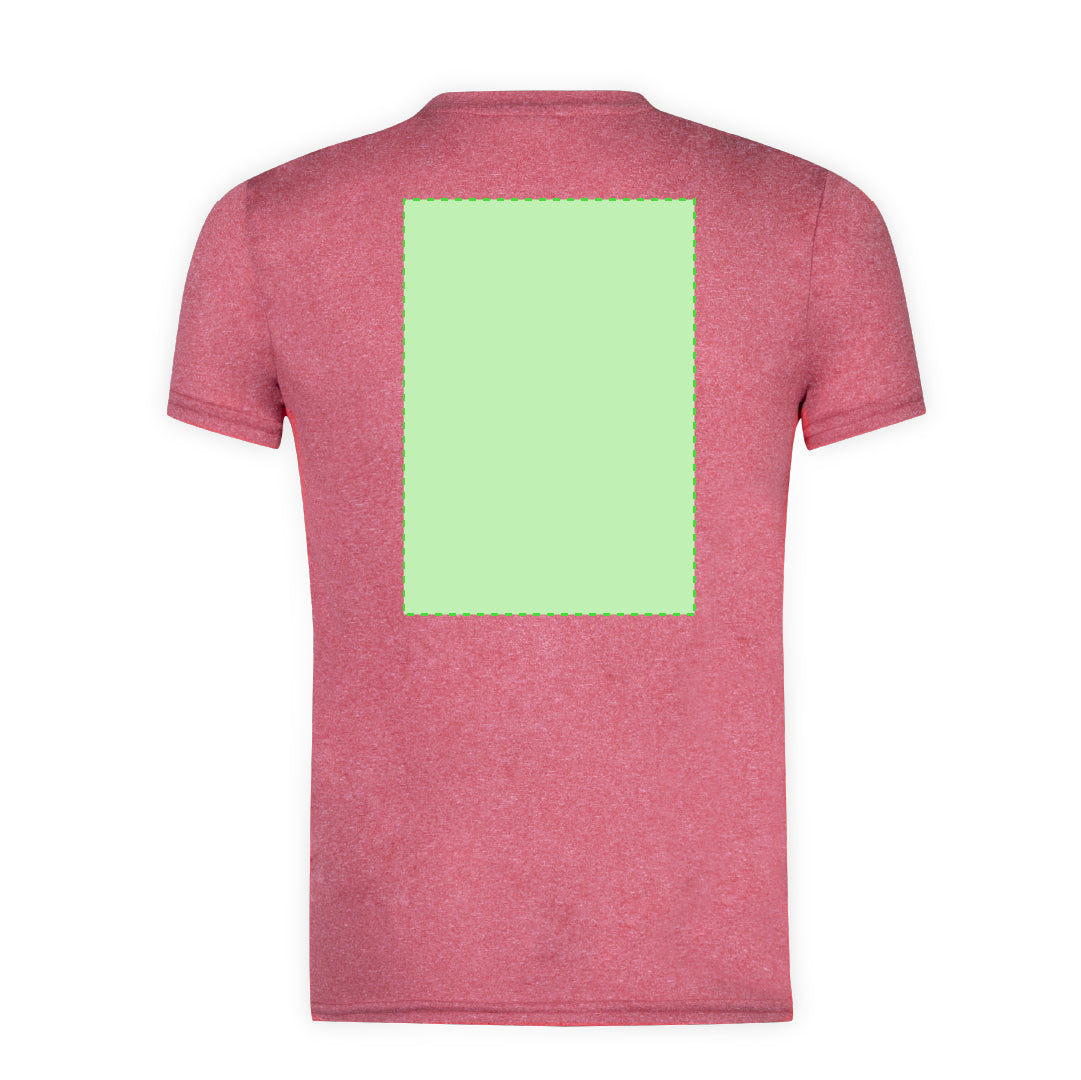 T-shirt Sport Rits En Polyester Recyclé Respirant