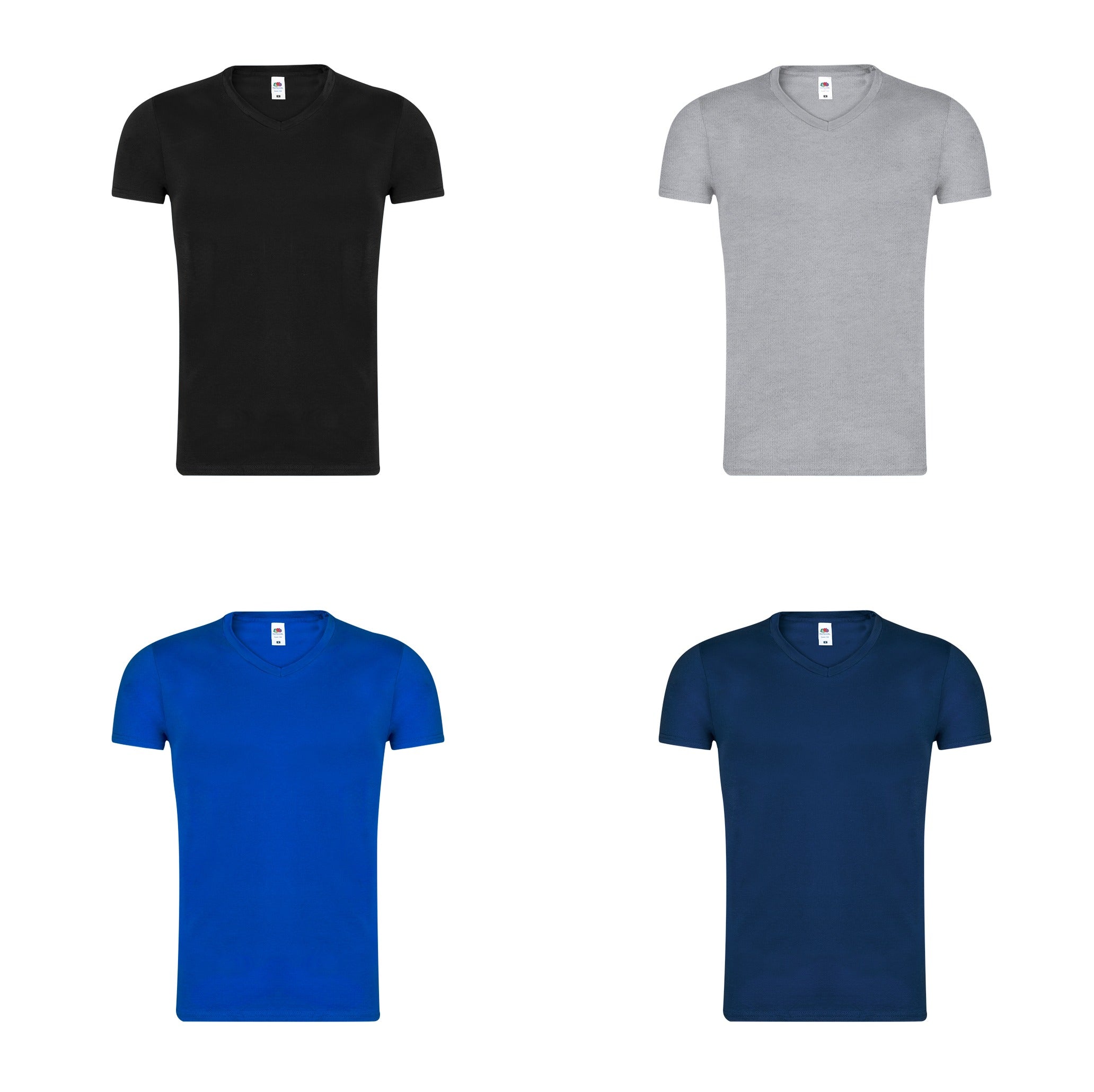 T-Shirt Adulte Col V 100% Coton 150g/m²