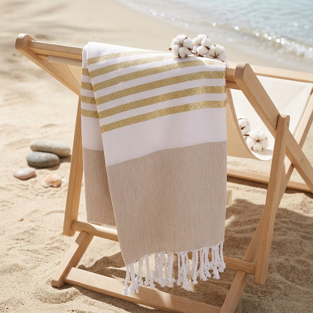 Paréo serviette Bak en coton recyclé