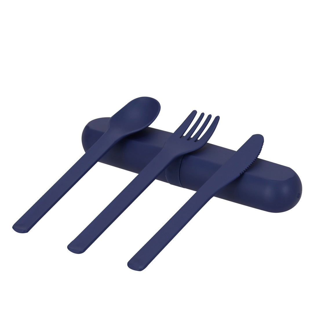 Set de couverts Toriah en PLA avec étui
