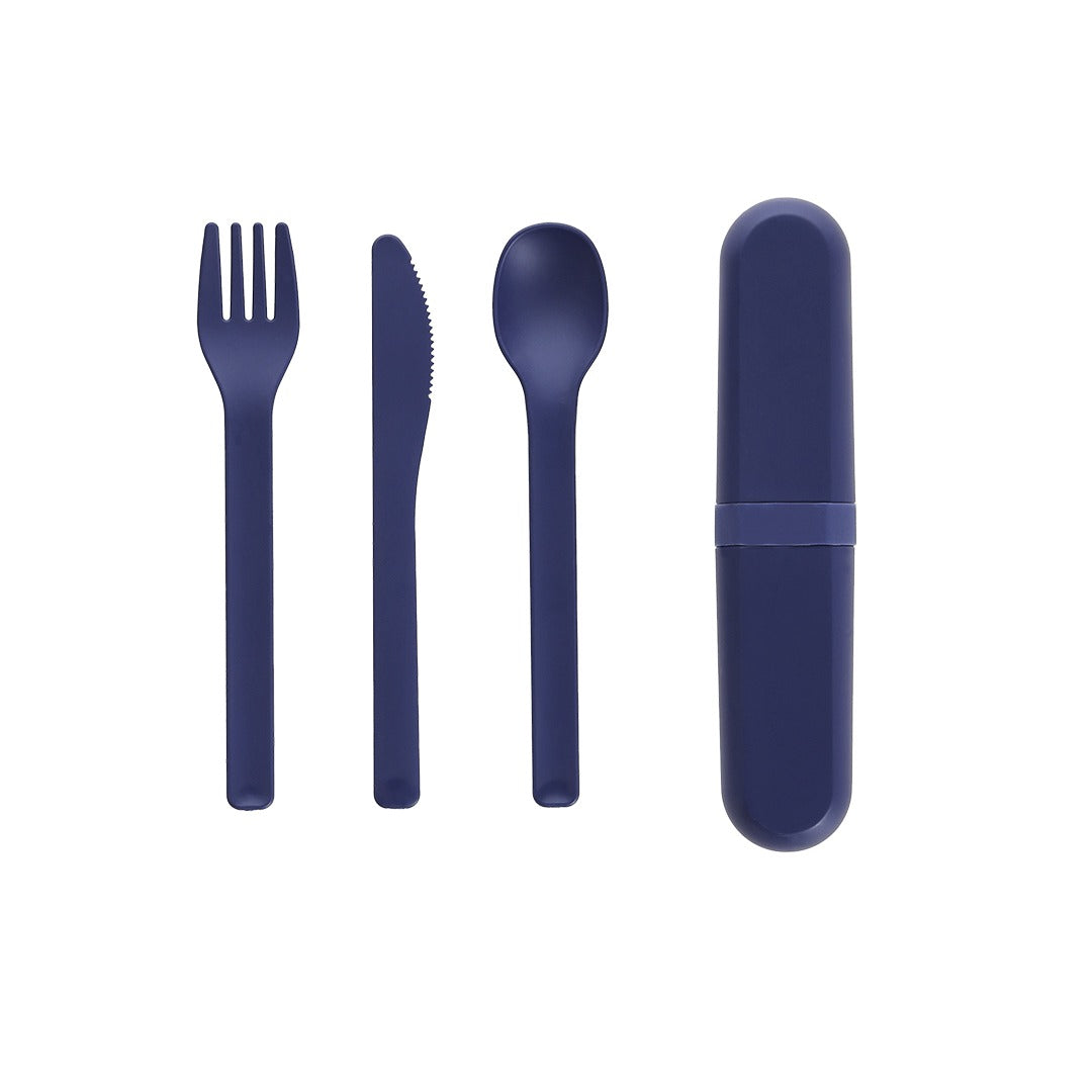 Set de couverts Toriah en PLA avec étui