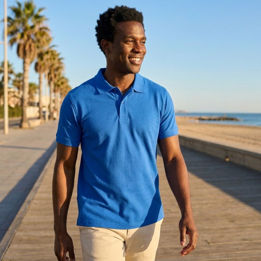 Polo Adulte Manche Courte 100% Coton 180 g/ m2