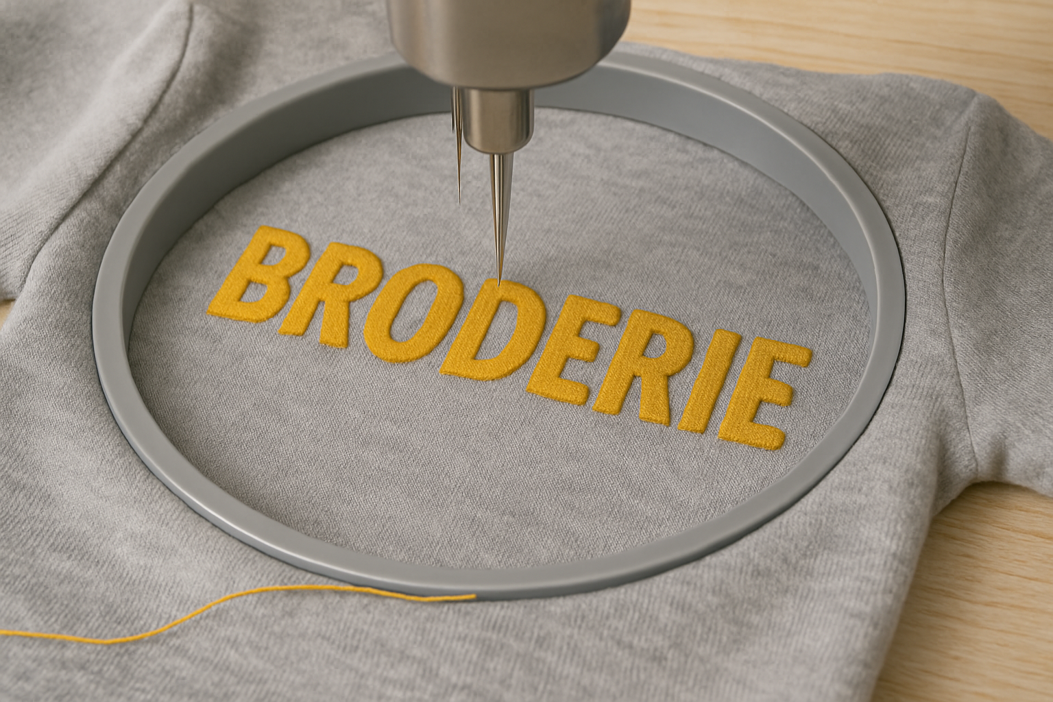La technique de la broderie