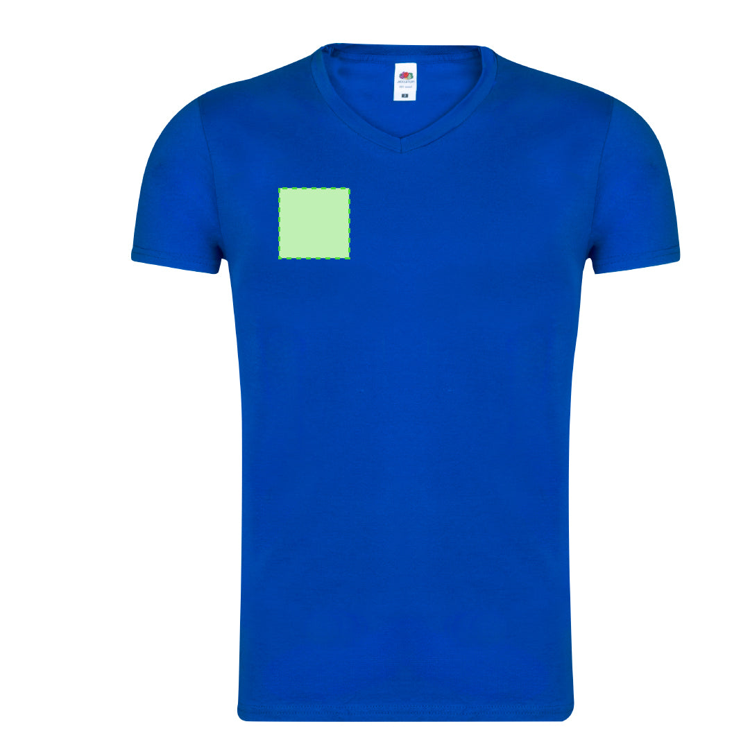 T-Shirt Adulte Col V 100% Coton 150g/m²