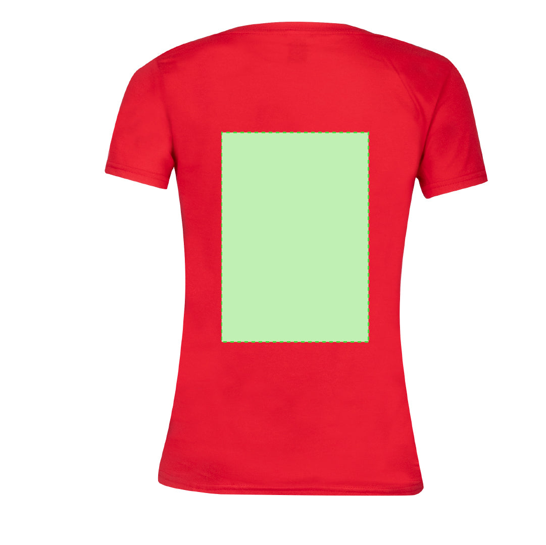 T-Shirt Femme Col V 100% Coton 150g/m²
