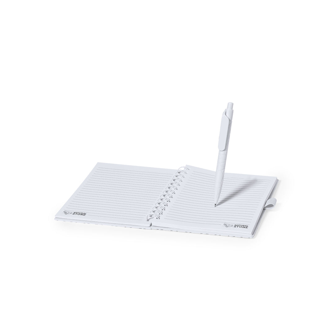 Carnet Amber Avec Stylo En Pierre Naturelle