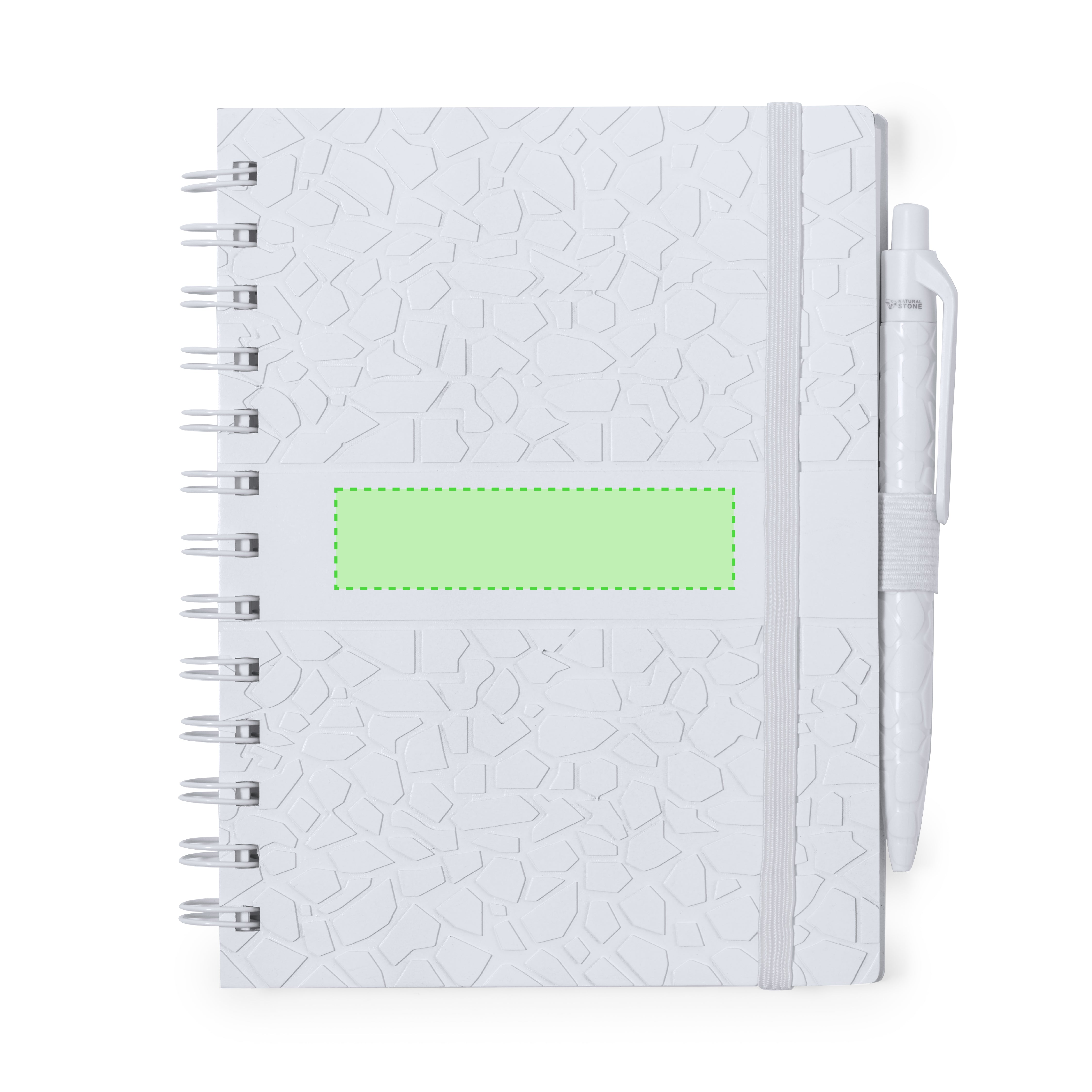 Carnet Amber Avec Stylo En Pierre Naturelle