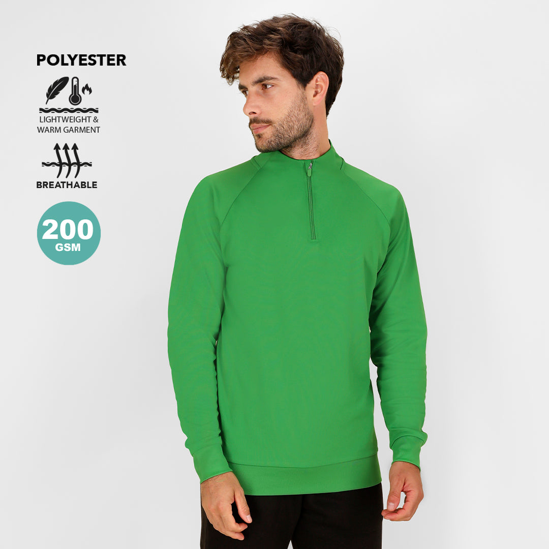 Sweat De Sport Brewer Adulte Avec Col Demi-Zippé