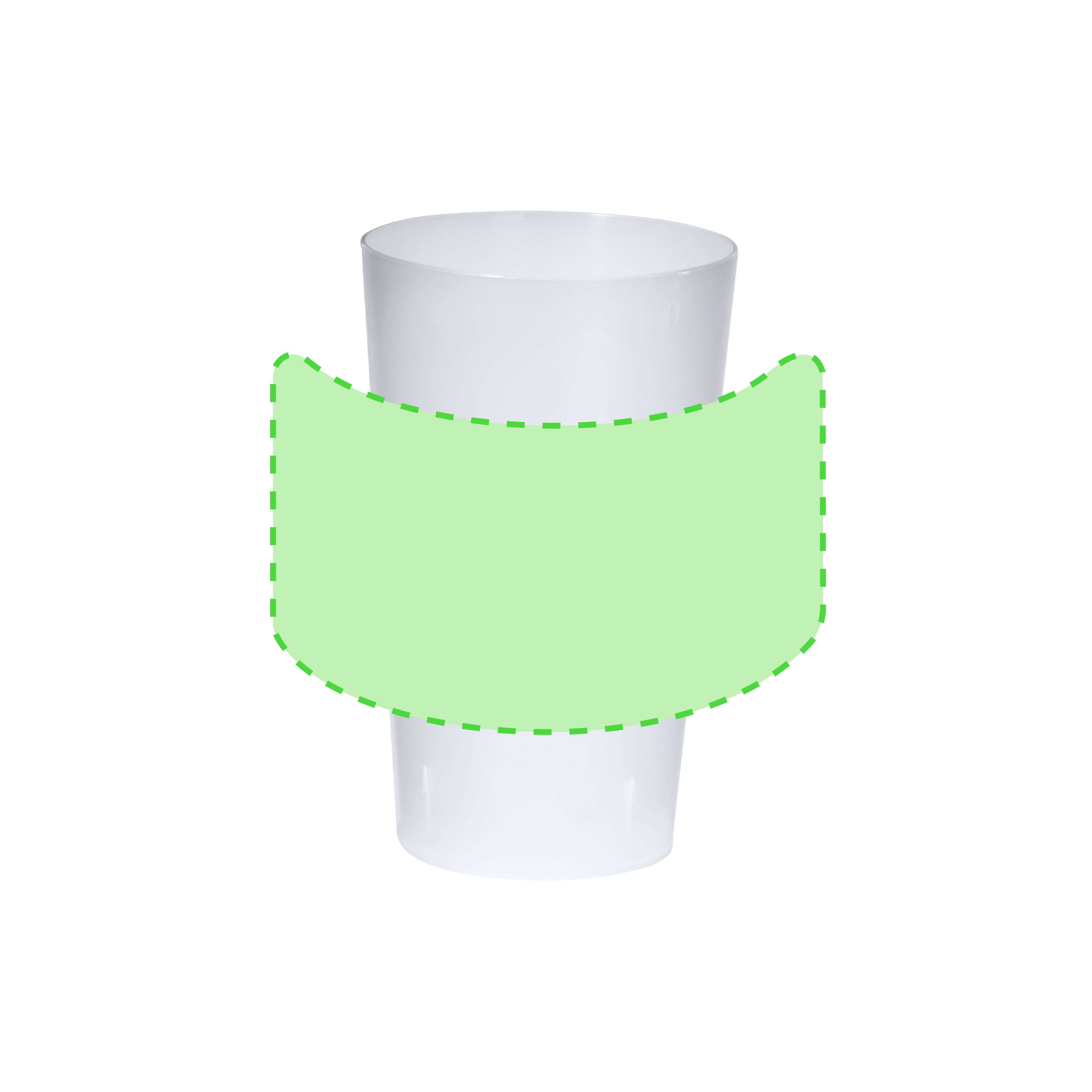Verre Plastique Réutilisable Coxtu 330 ml