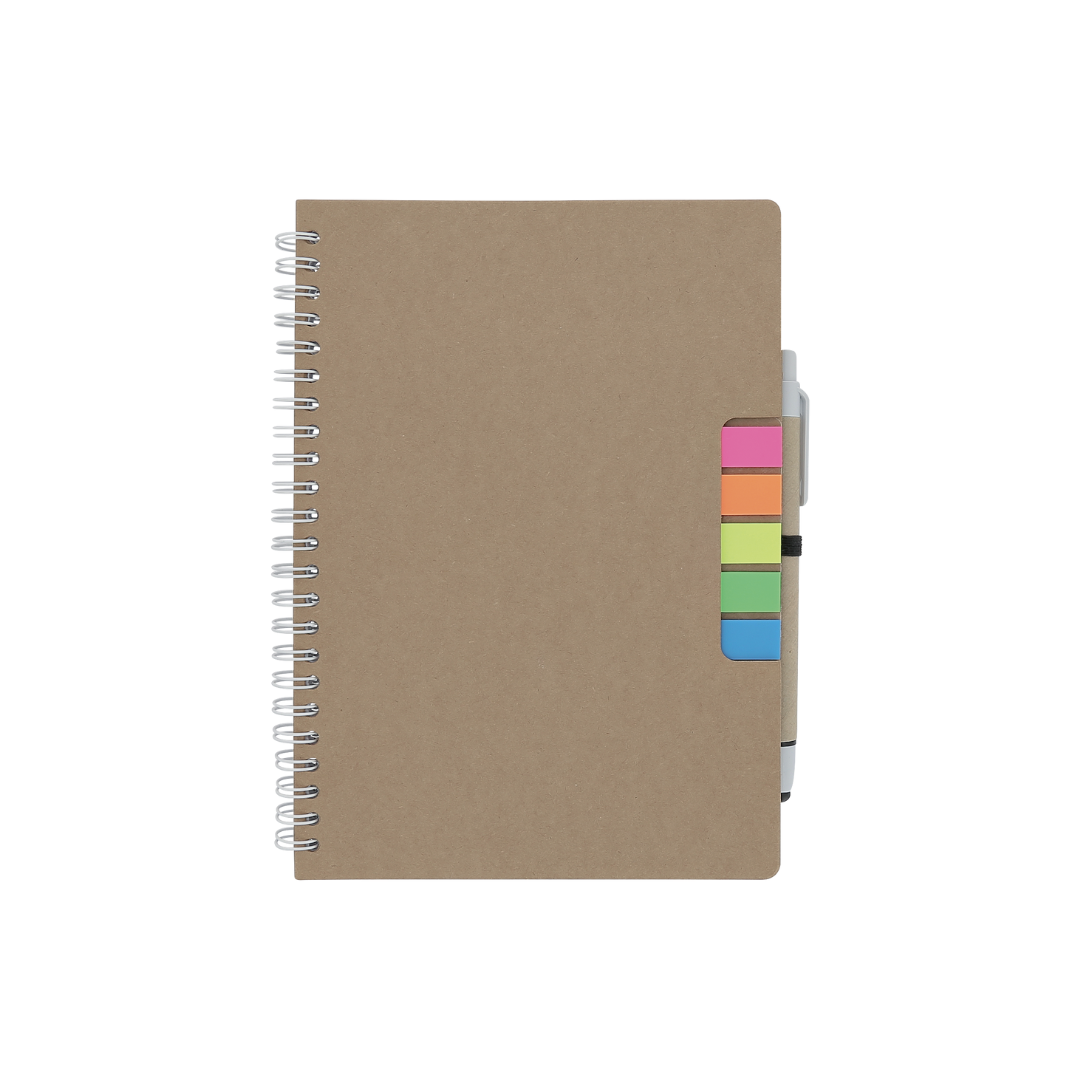Carnet A5 Spirale Avec Marque-Pages Et Stylo