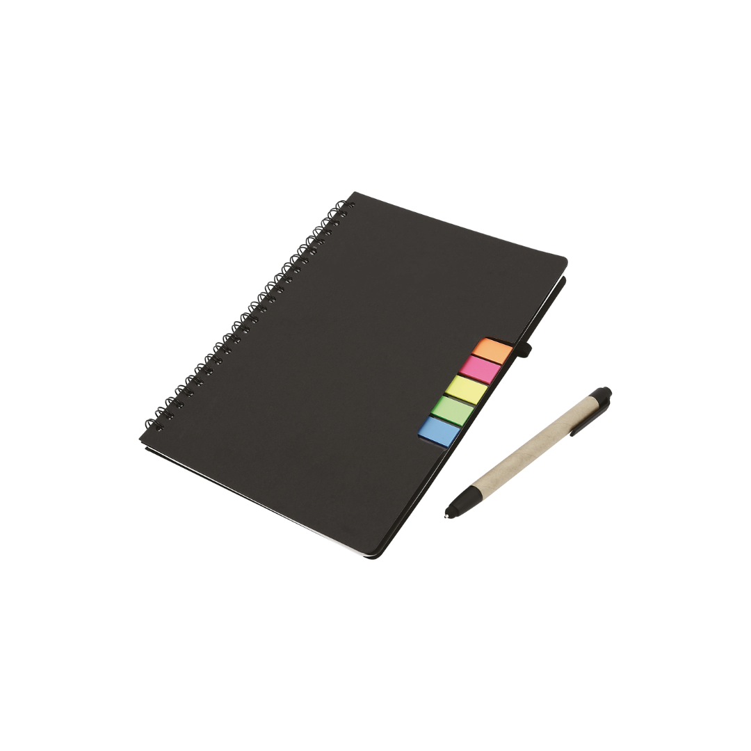 Carnet A5 Spirale Avec Marque-Pages Et Stylo
