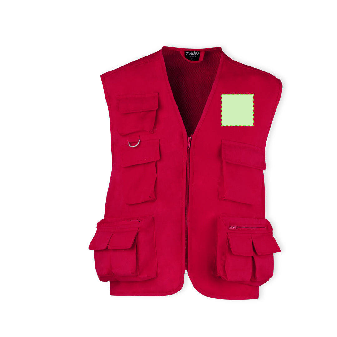 Gilet Soviet Multi-Poches Résistant