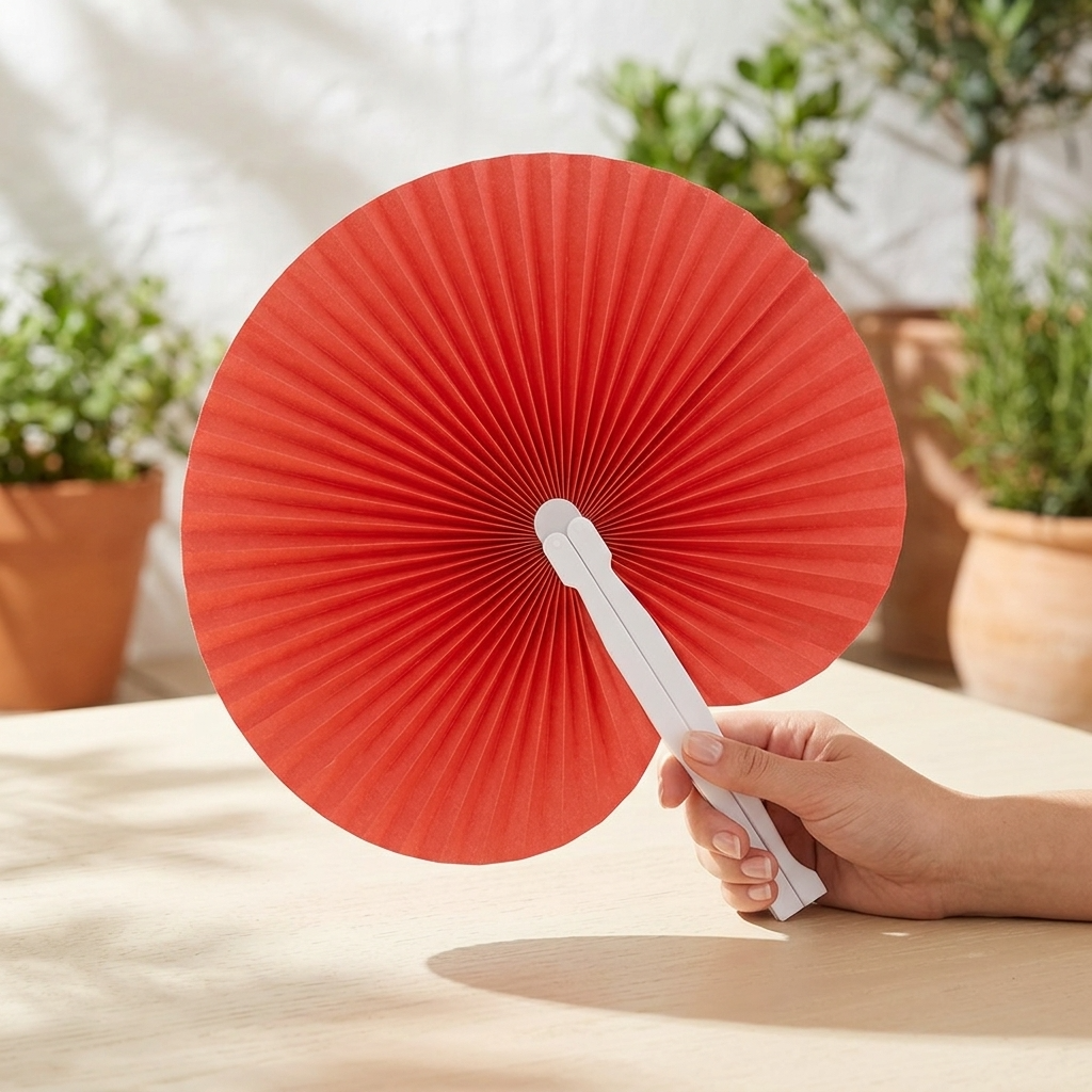 Éventail Stilo pliable en papier