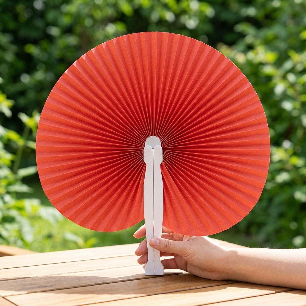 Éventail Stilo pliable en papier