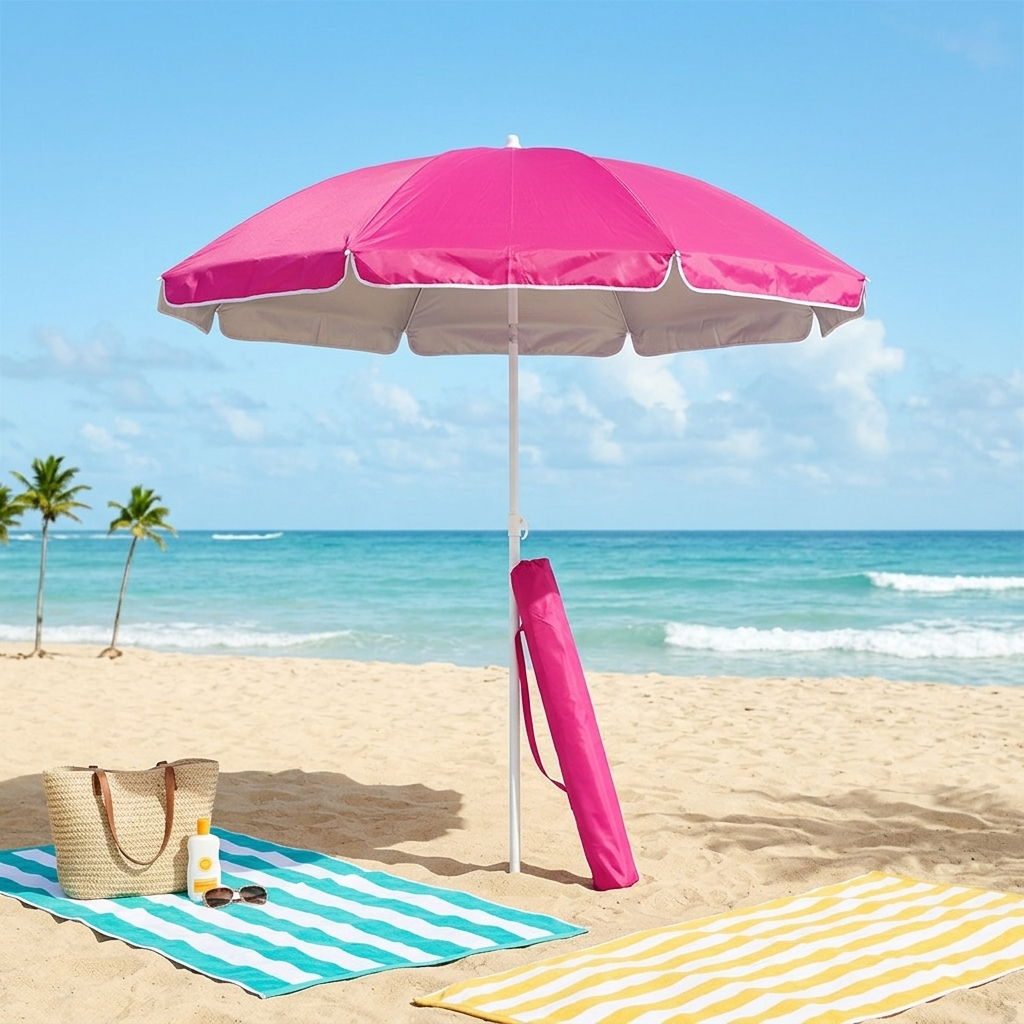 Parasol de plage Taner avec protection UV