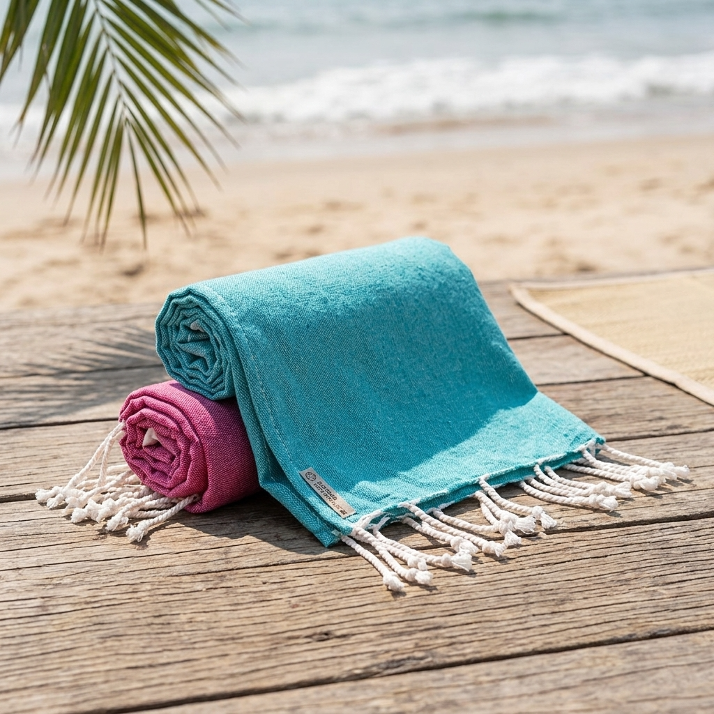 Paréo serviette Dikky en coton recyclé