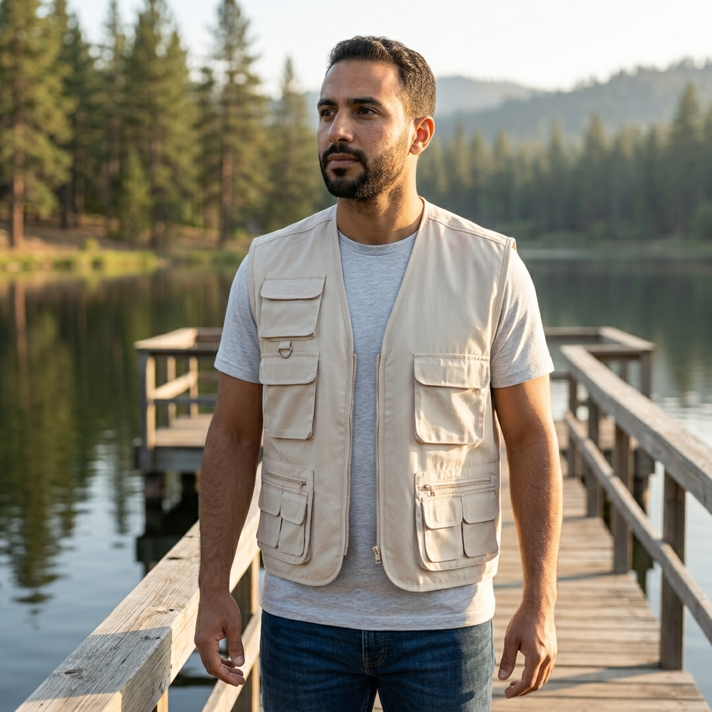 Gilet Soviet Multi-Poches Résistant