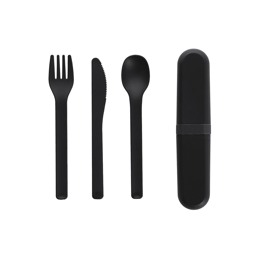 Set de couverts Toriah en PLA avec étui
